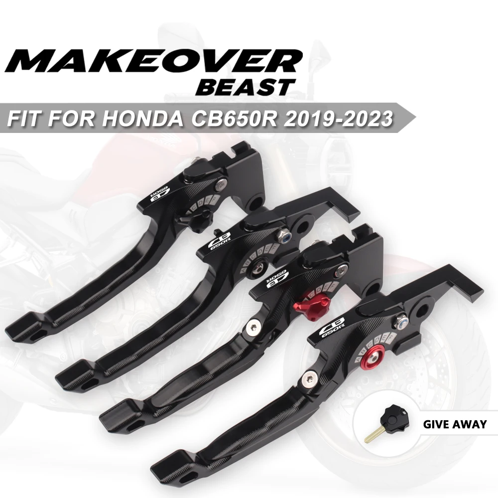 

With Logo 5D Labor saving Motorcycle Brake Clutch Levers Fit For HONDA CB650R CB650 R 2019 2020 2021 2022 2023