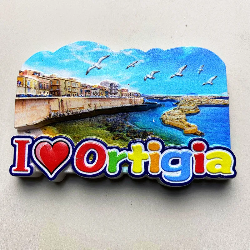 ga starożytne miasto 3D magnes na lodówkę pamiątki turystyczne dekoracja dostaw kolekcja sztuka i rzemiosło g