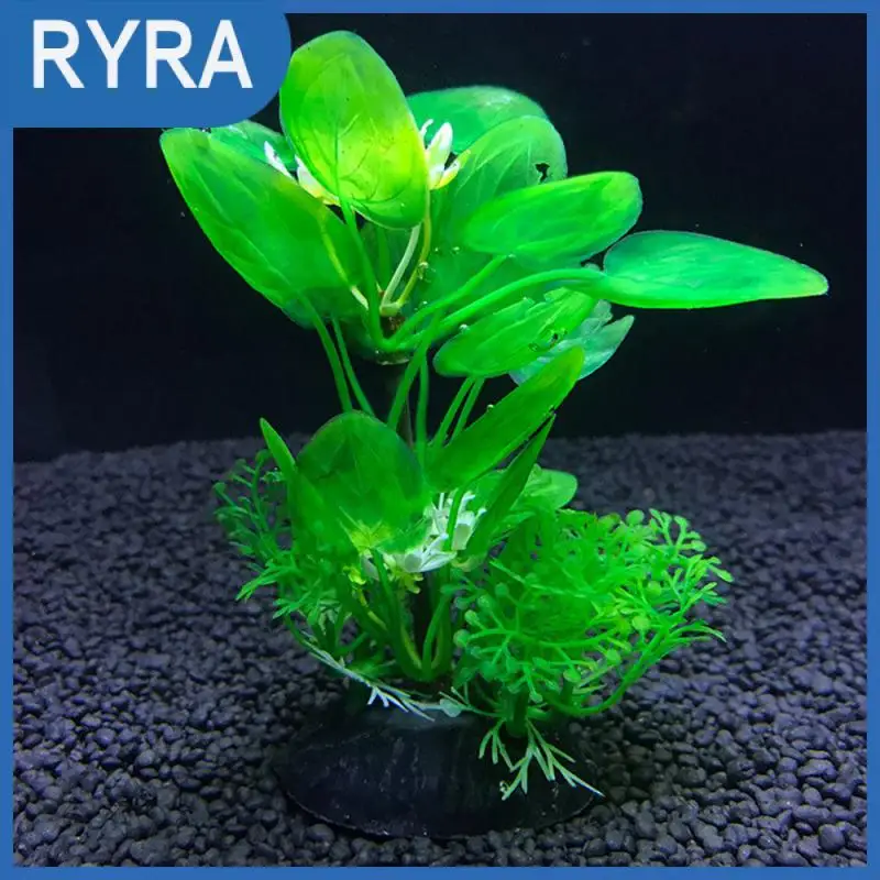 

Ornament Fish Tank Plants Simulation Vase Aquarium Grass Decoration Simulation Aquarium Creative Artificial Decor Landscape
