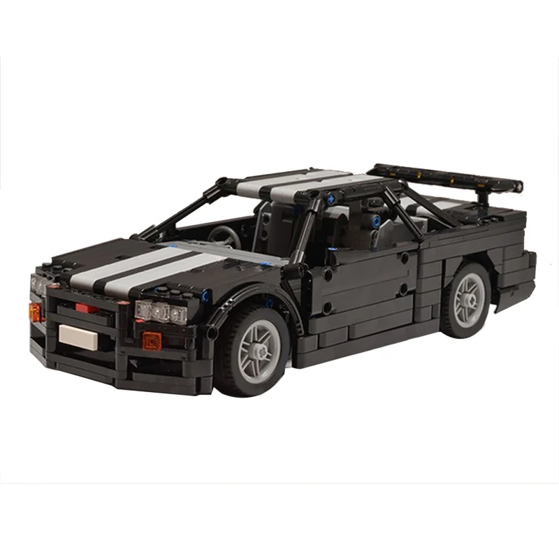 

MOC-23809 Skyline R34 Endurance sports car building blockhigh-tech Racing Car Bricks Bulk Model Figures Educational Kids Toys