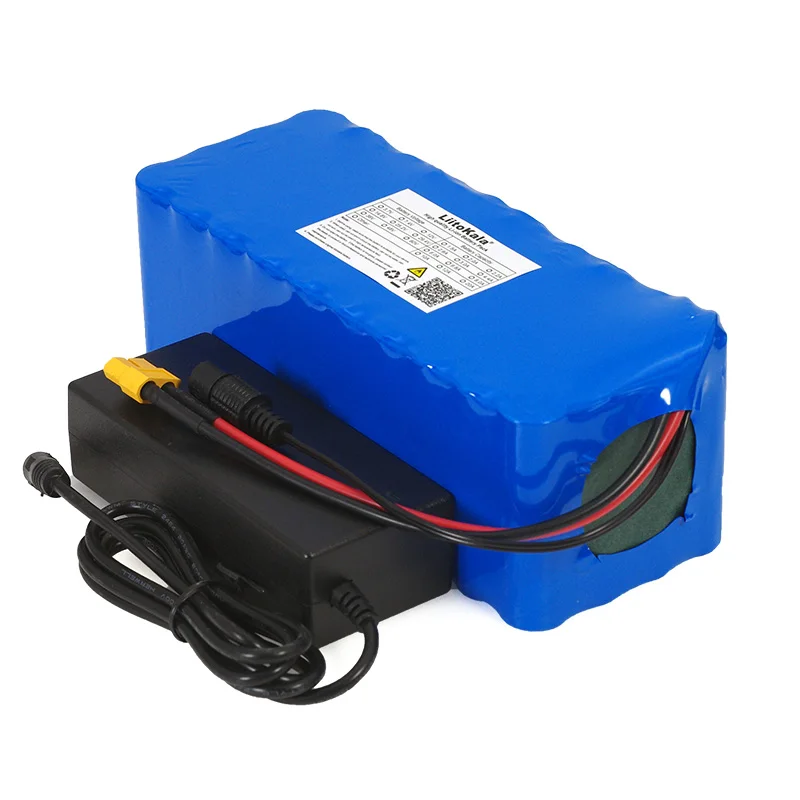 Liitokala 36V 12Ah 18650 Li ion Battery pack High Power XT60 plug Balance car Motorcycle Electric Bicycle Scooter BMS+Charger |