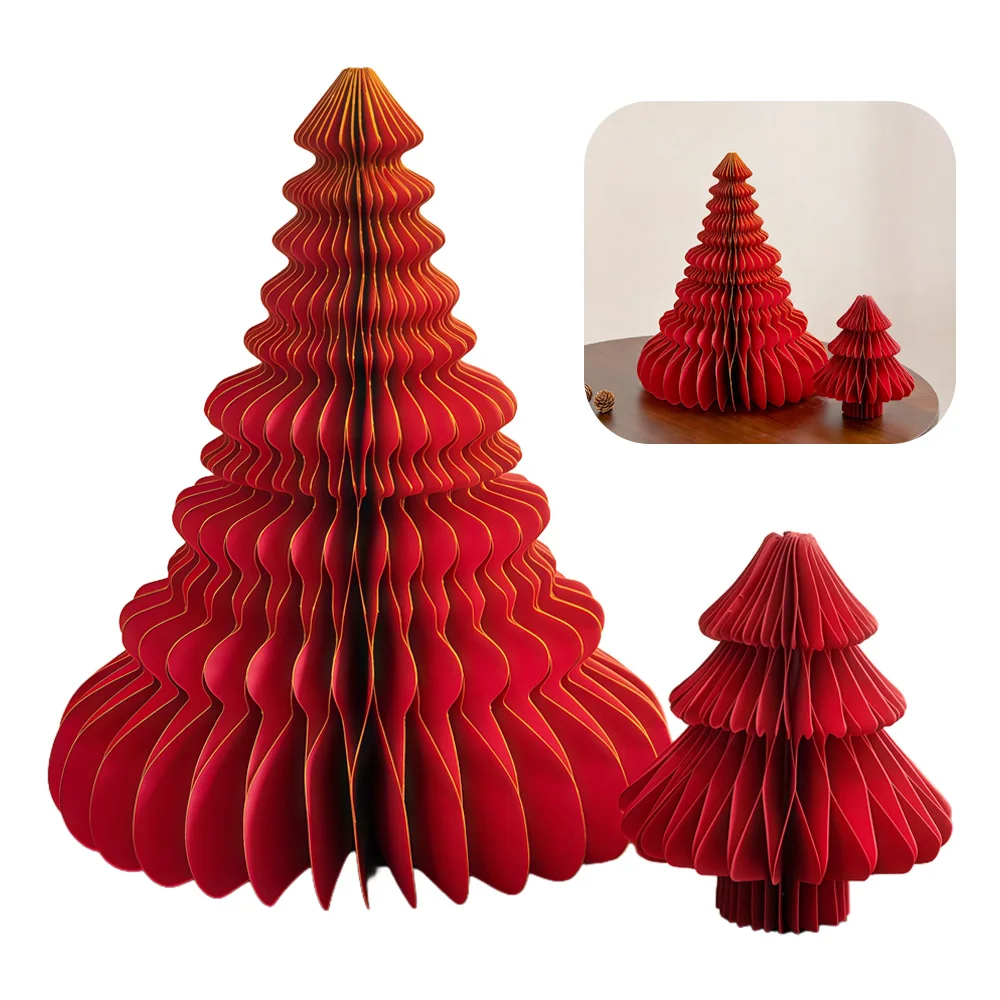 Бумажные сотовые украшения для рождественской елки