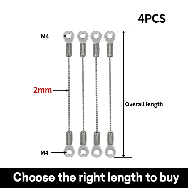 

Наконечники для тросов из нержавеющей стали 1/2 мм