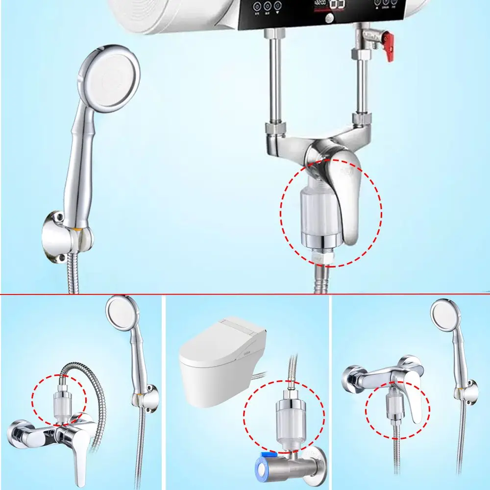 Universal Bathing Valve Kitchen Faucet Filter Water Outlet Purifier Softener Household Faucets Purification Bathroom Accessories |