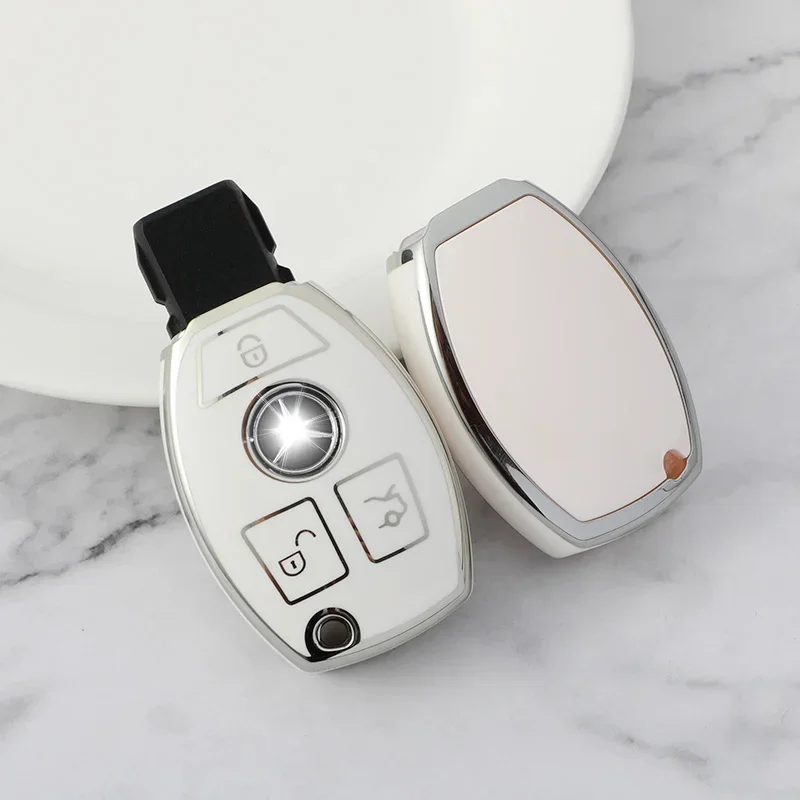 

Чехол для ключей Mercedes Benz A B R G Class GLK GLA W204 W251 W463 W176