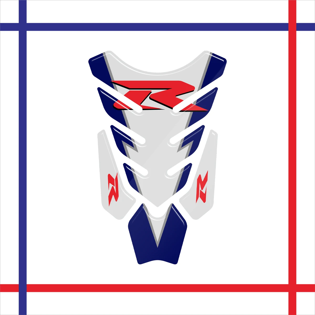 3D-Наклейки для Suzuki GSR400 GSR600 GSR750 GSX250R GSX 8S Φ