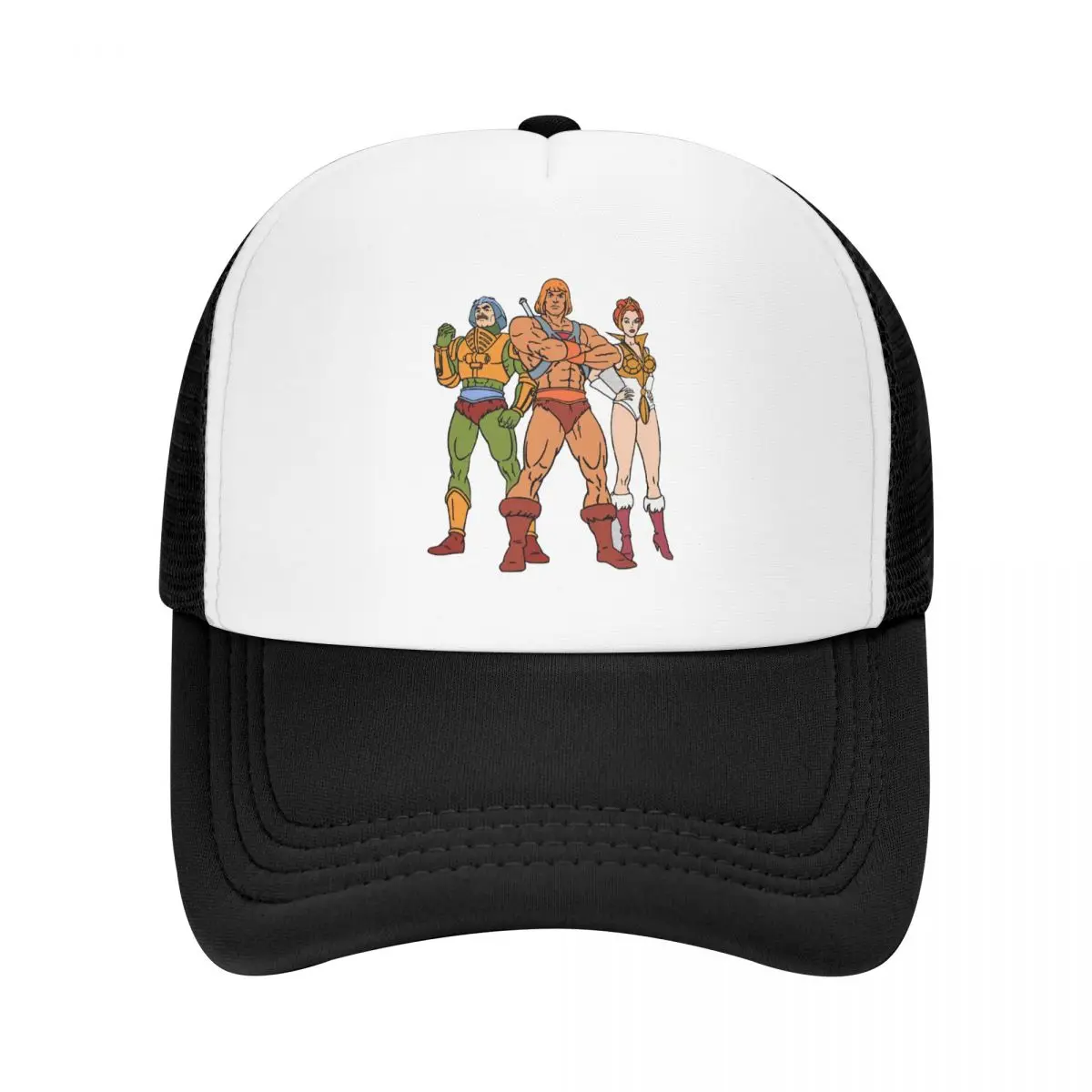 

He-Man and the Masters of the Universe Trucker Hats Motu Trinity Mesh Net Baseball Cap Snapback Outdoor Hip Hop Hat Men Women