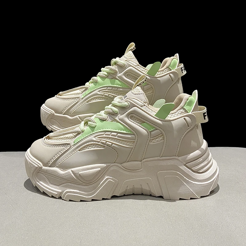 

2023 New Spring Sneakers for Women Running Shoes Patchwork Color Casual Platform Chunky Chunky Sneakers Women Sport Shoes