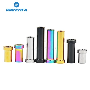 Титановая гайка Wanyifa M6, полная длина 13151721232531.5333537 мм для штангенциркуля тормоз для дорожного велосипеда C, зажим, фиксация Ti, детали