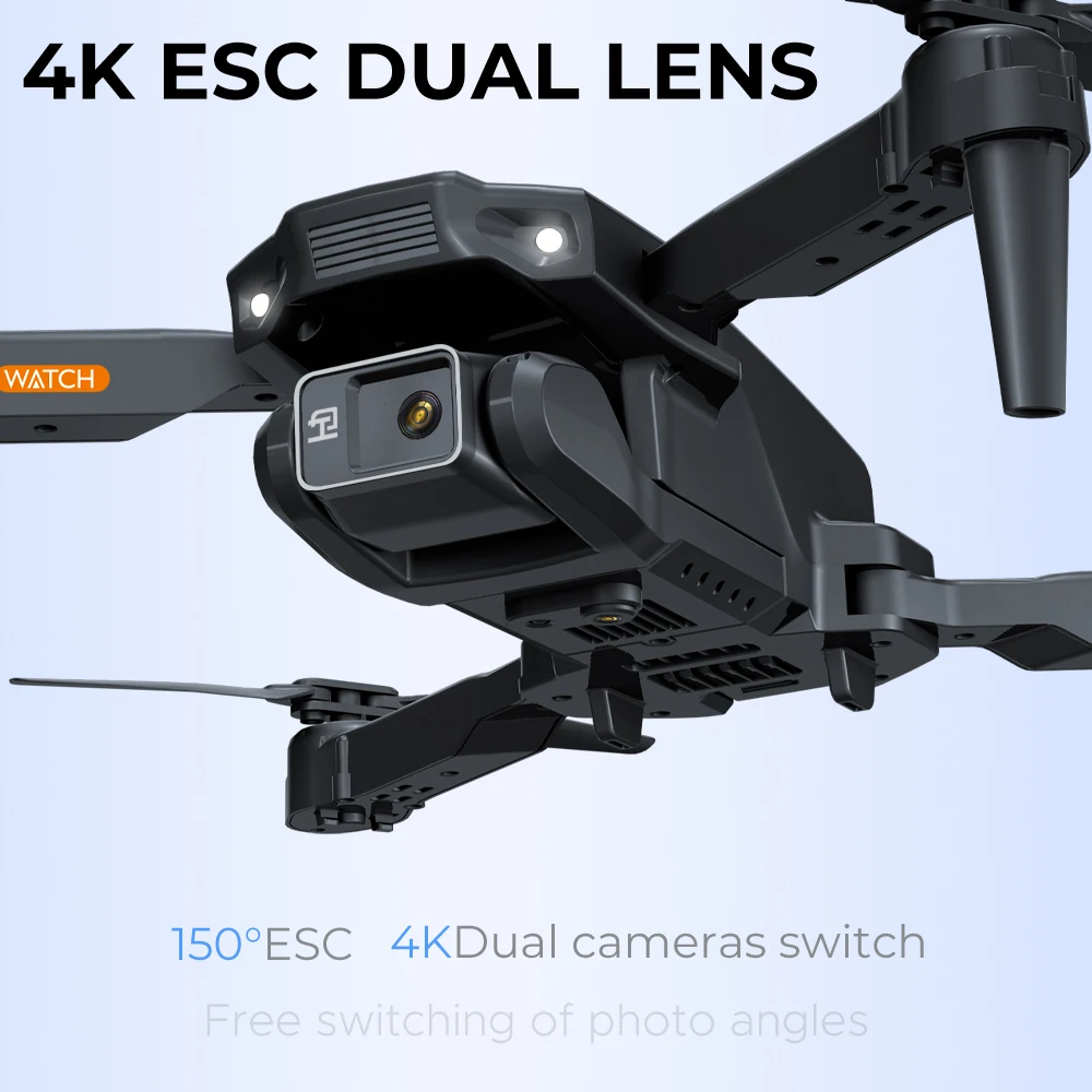Квадрокоптер H15 складной с двойной камерой Wi-Fi FPV