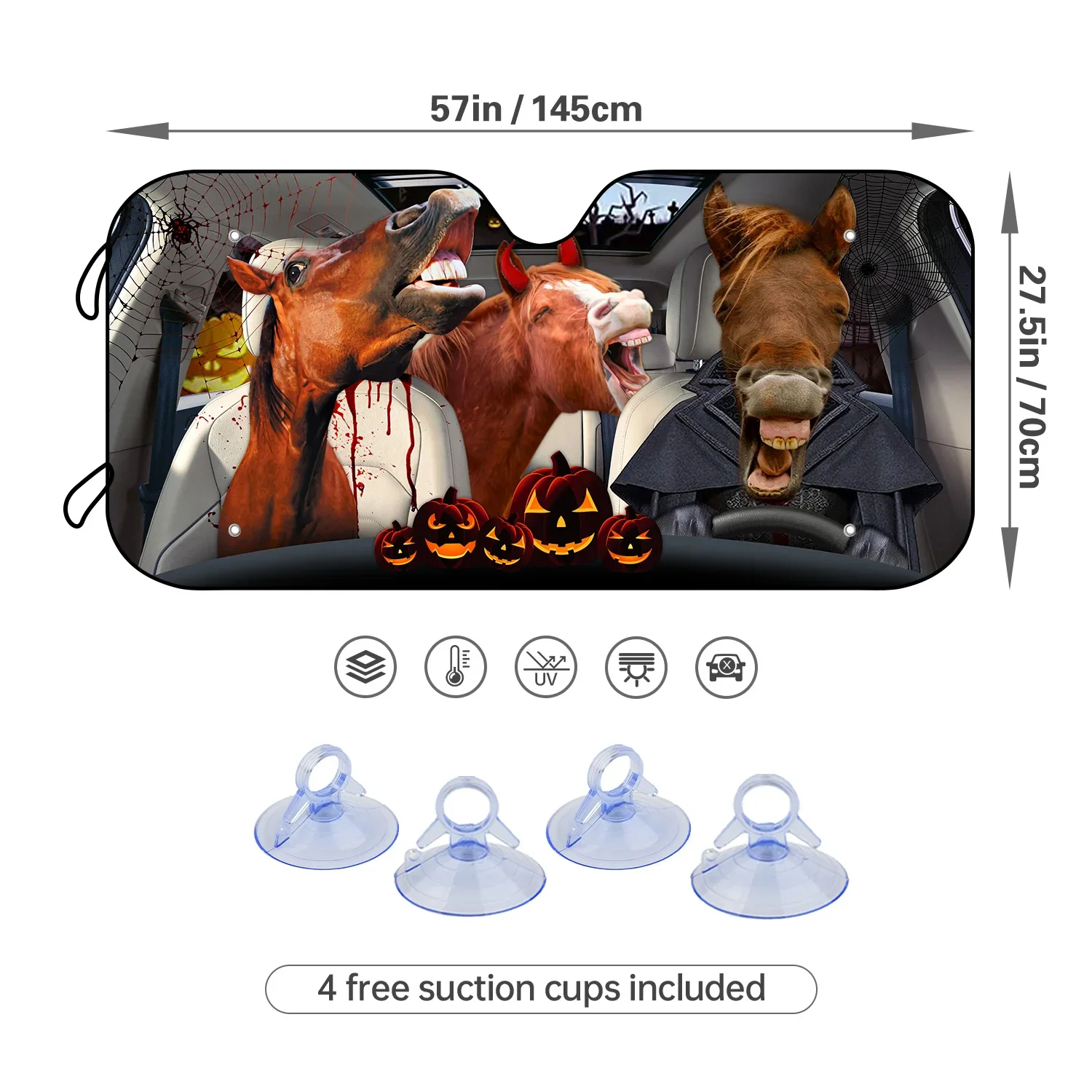 Защитите свой автомобиль от солнечных лучей с помощью этого складного