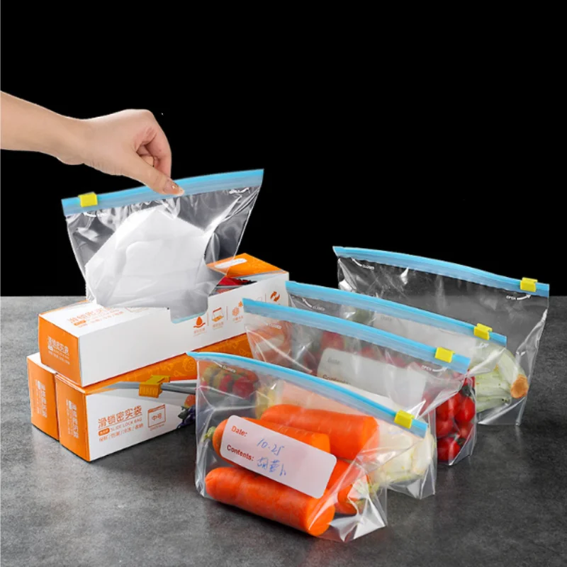 

Fresh-keeping bag Household food-grade self-sealing plastic sealed thickened vacuum bag Refrigerator storage bag sealed kitchen