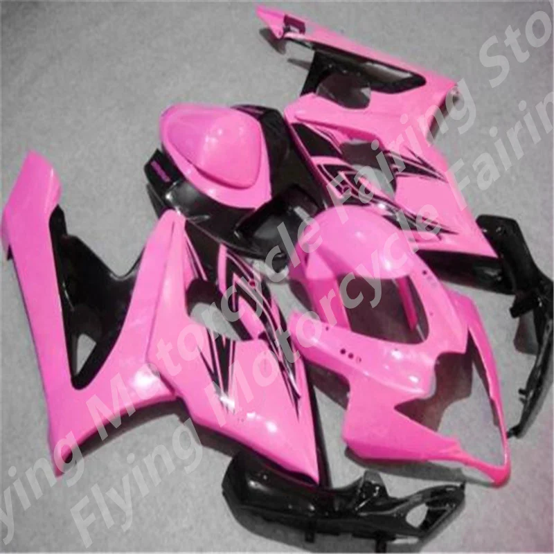Фото Обтекатель для мотоцикла, подходит для G S XR 1000 2005 2006 G S X R1000 05 06 G S XR1000 05-06, розовый, черный обтекатель №1