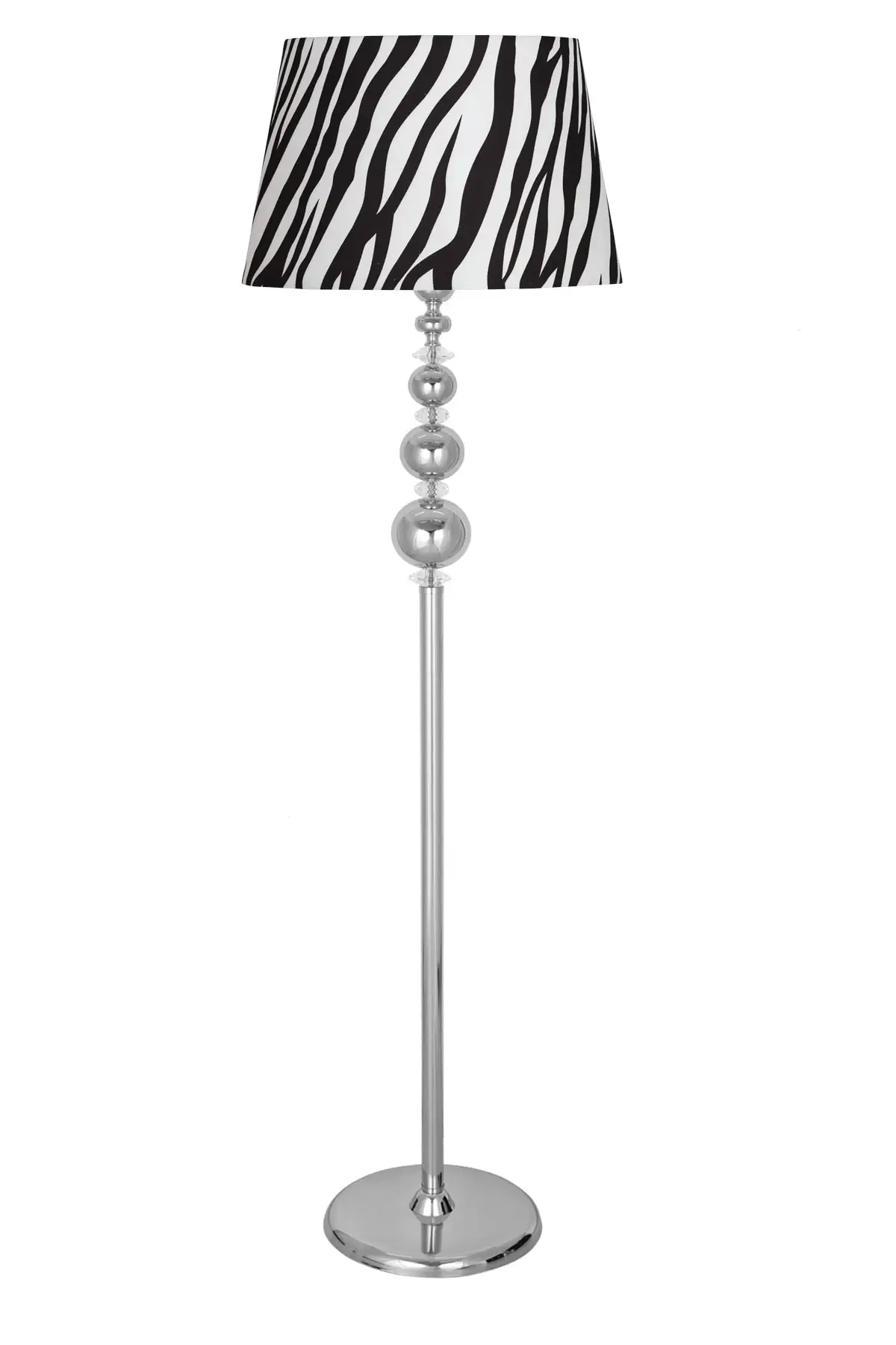 

Хрустальный камень конечный шар хромированный металлический напольный светильник-Зебра