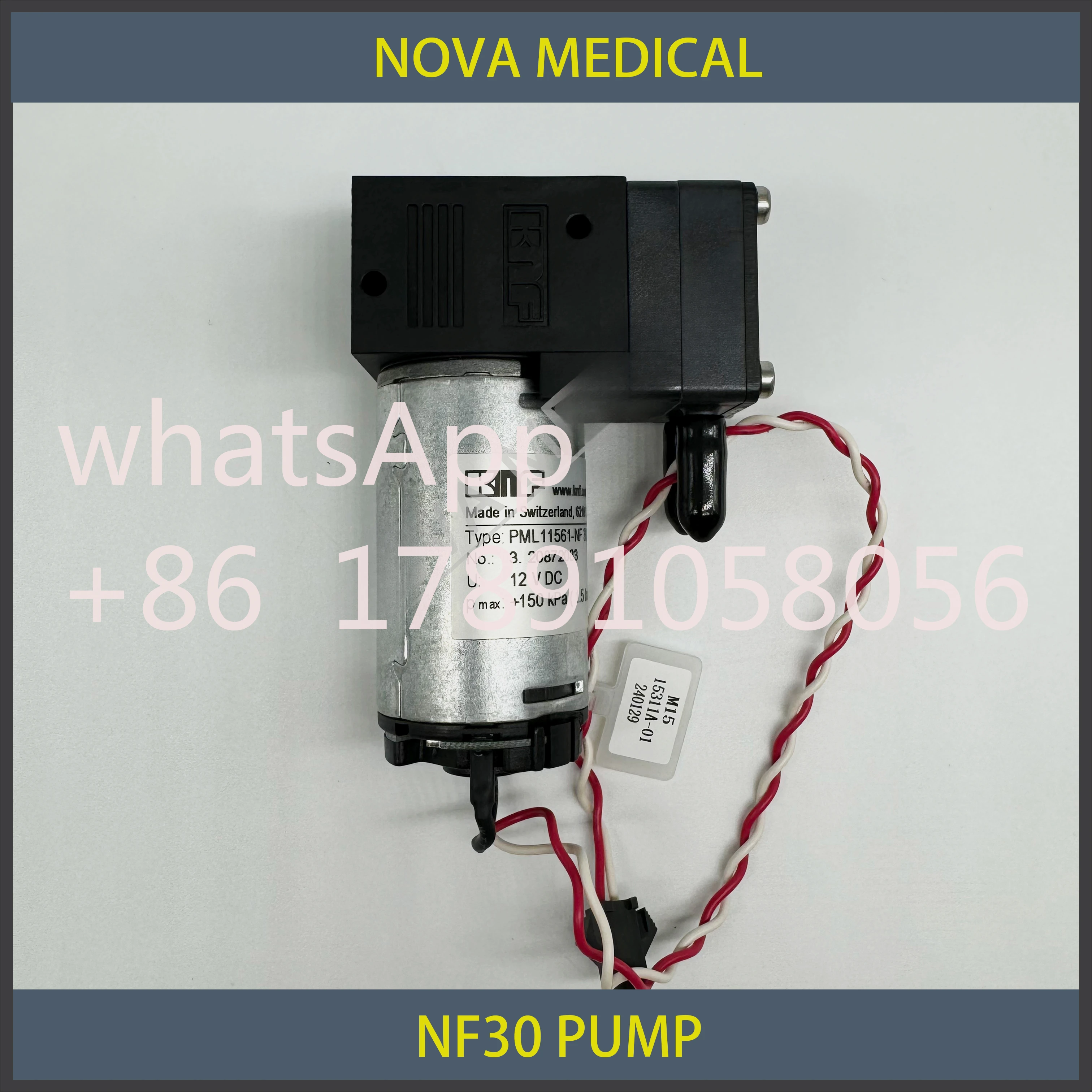 Mindray BS200 BS220 BS230 BS240 BS330 BS350 BS200E BS330E Биохимический зонд KNF Насос для мытья салона 12 В +