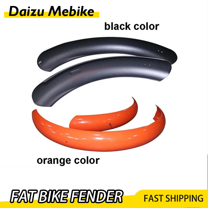 

26"4.0 Fat Bike Colorful Mudguard Fender Guard for Electric Bicycle Kit MTB Moutain Bike Accessories Fender Bracket Wing Parts
