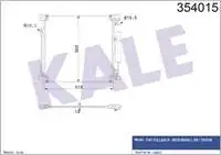 

354015 inch air conditioner radiator L for 4 × 4 4 × 4