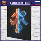 Картина Портал красочная Картина на холсте, современный домашний декор комнаты