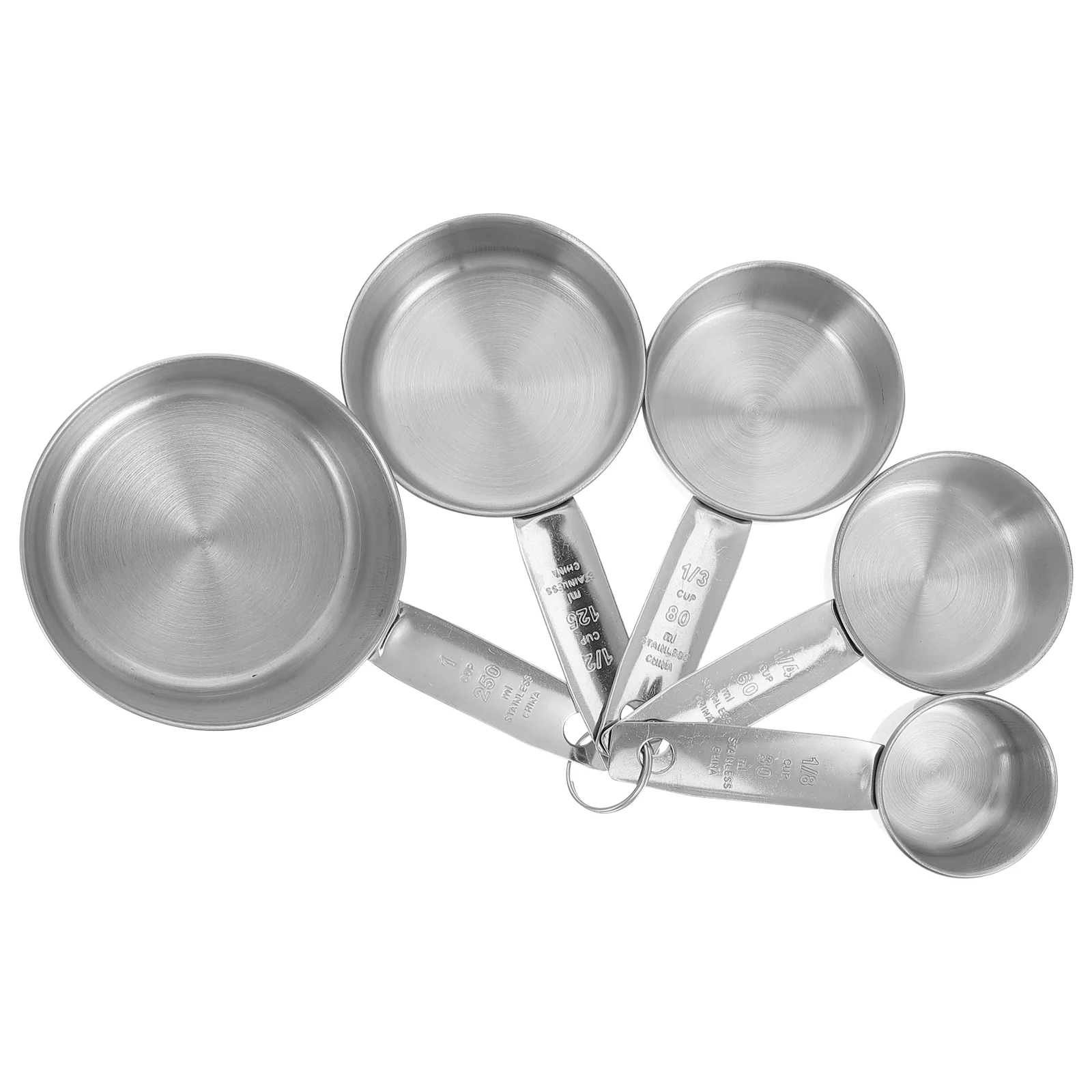 

5 Pcs Measuring Cup Practical Cups Kitchen Baking Measure Tool Scale Home Set Graduated