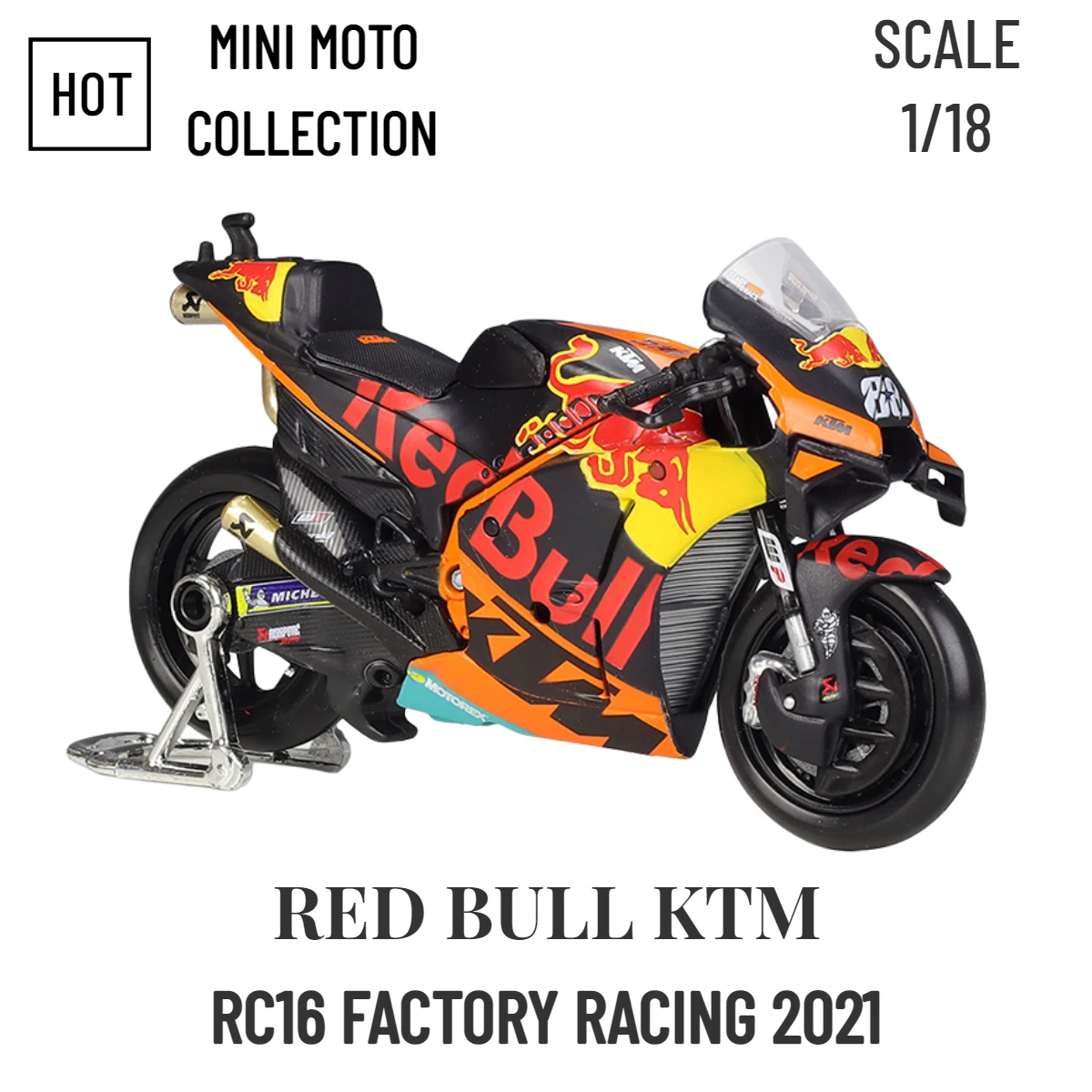 

Maisto 1:18 Scale Mini Moto Red Bull KTM Ducati Motogp Motorcycle Model Toy Collectible Xmas Kids Room Decor Gift Toys for Boys