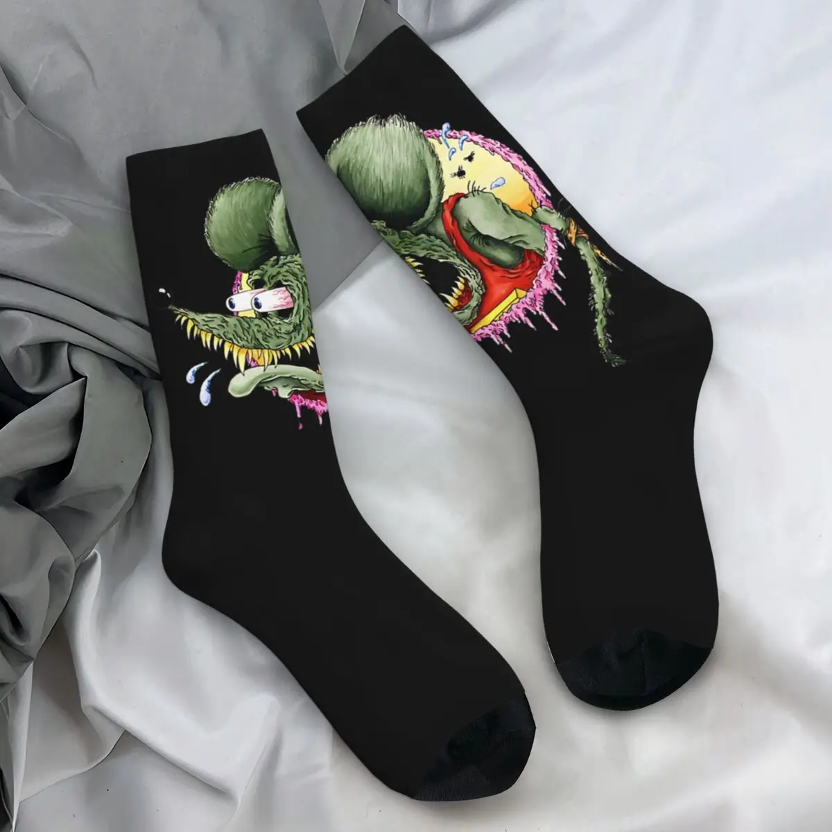Носки Tales Of The Rat Fink 7 готические чулки в стиле Харадзюку осенние непромокаемые