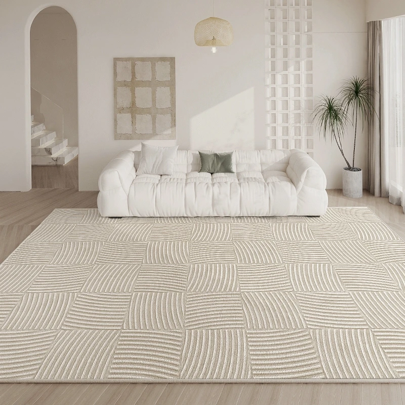 light luxury cream style French carpet fashion living room Home Carpet Simple Cloakroom Decorative Carpets Washable Rugs