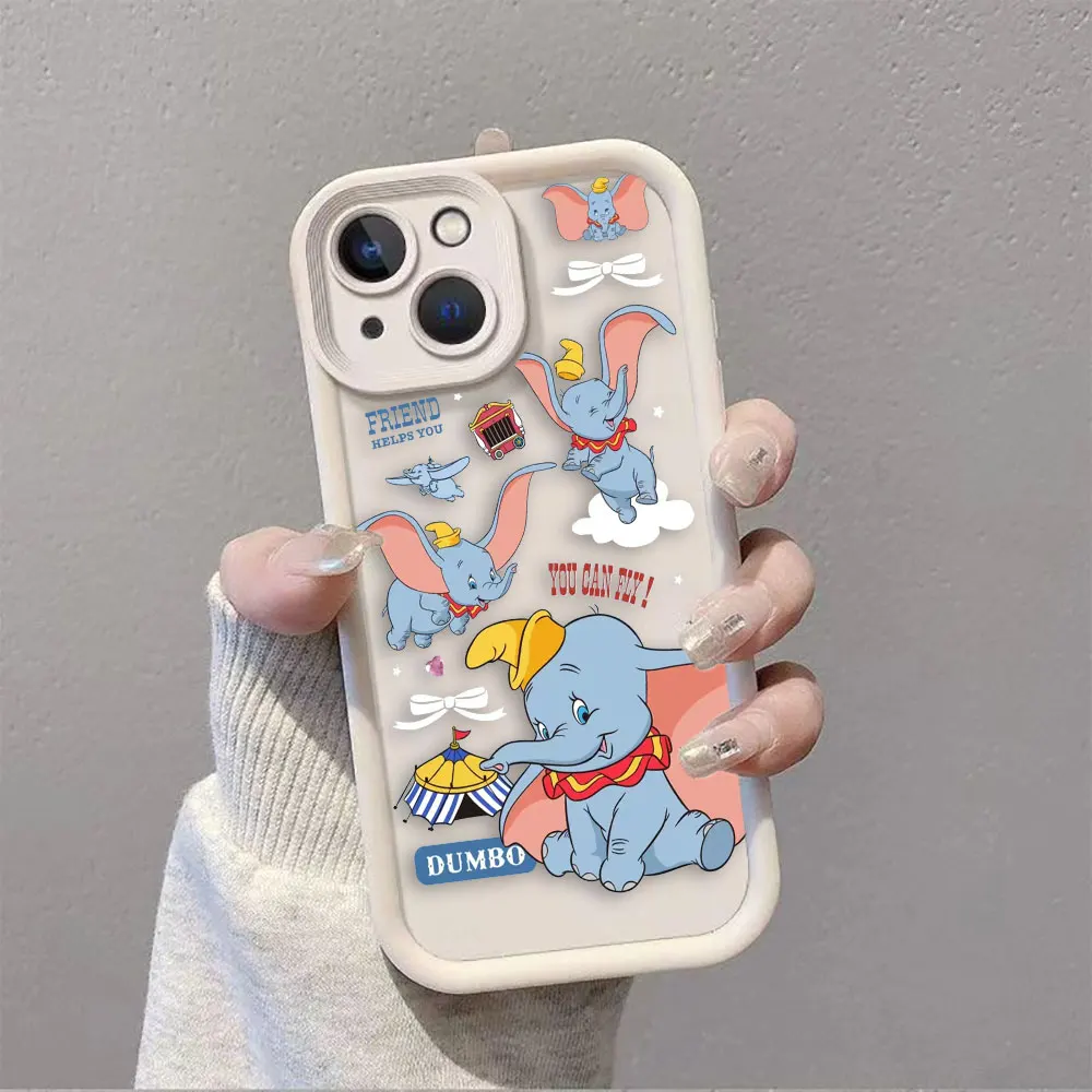 Чехол для телефона Disney's Baby Mine Dumbo VIVO Y19 Y20 Y15S Y17 Y21 Y22S Y27 Y28 Y35 Y36 Y50 Y51 Y72 Y75 Y76 Y77 Y78Y81 Y91