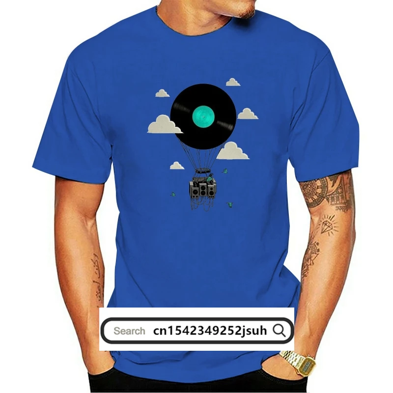 

Vinyl Record Turntable The Great Escape T-Shirts Mens Normal Pure Cotton Short-Sleeved T Shirts Printing Tee Shirts