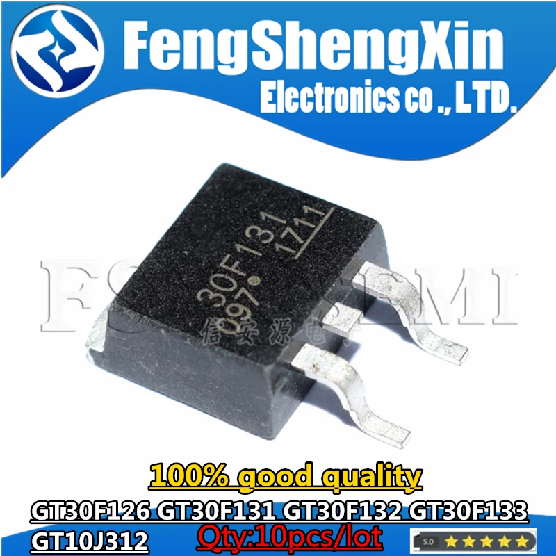 10 шт. чипы GT30F126 GT30F131 GT30F132 GT30F133 GT10J312 TO-263 30F126 30F131 30F132 30F133 10J312 TO263