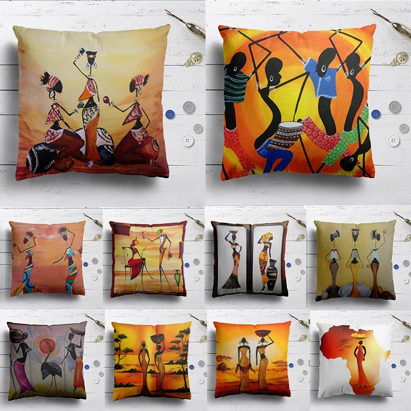 

Декоративная льняная наволочка, 45x45 см