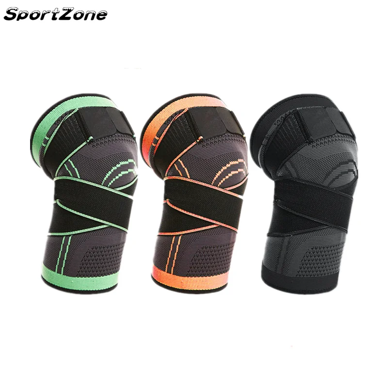 1 шт. наколенник эластичный бандаж под давлением наколенники Поддержка колена