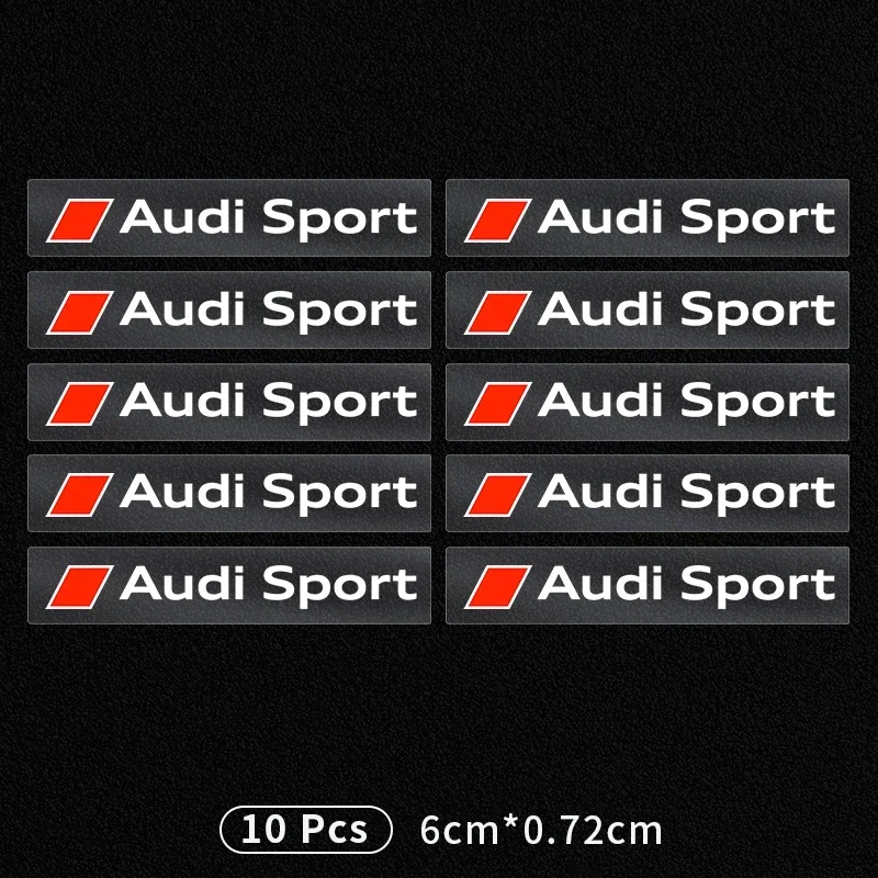 

Автомобильный логотип, интерьерная наклейка, центральное управление, наклейки, эмблема, значок для audi SPORT A1 A3 A4 A5 A6 A7 Q3 Q5 Q7 RS3 RS4 RS5 S3 S4 S5 S7