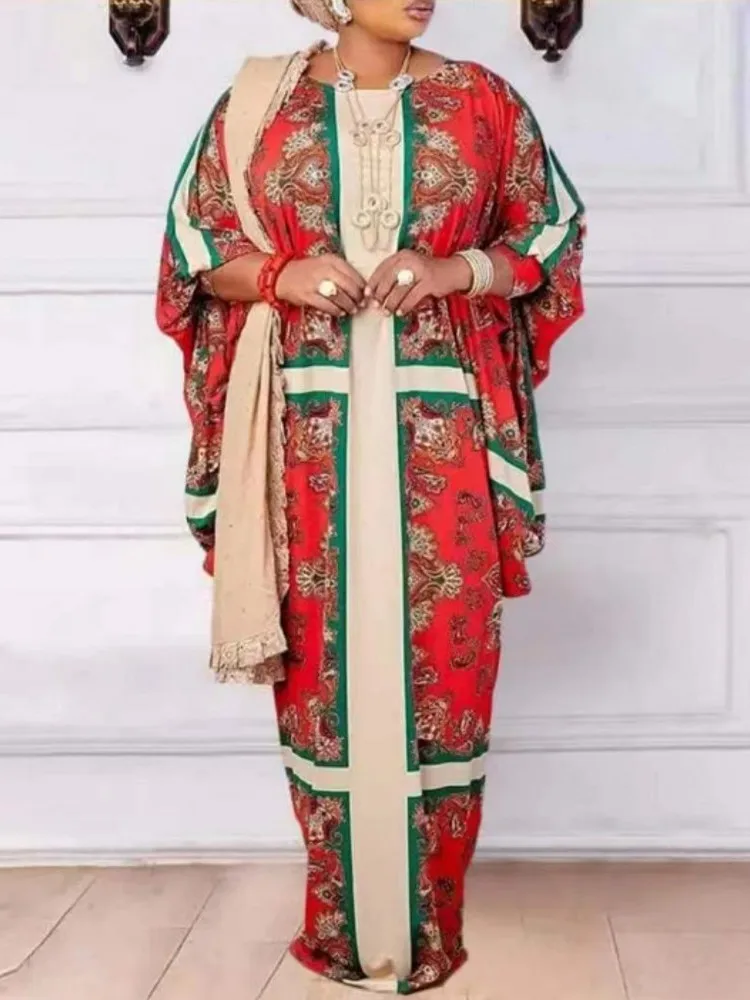 

Африканские платья для женщин африканская одежда мусульманская Мода абайя Макси платье Дашики женская одежда Анкара абайя базин богатые п...