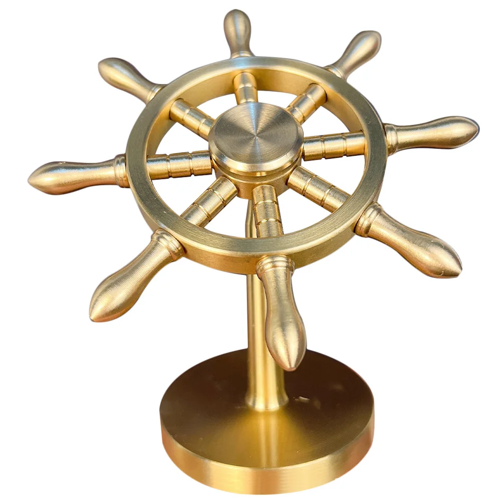 

Crafts Vintage Marine Rudder Desktop Decor Model Mediterranean Table Ornament Home