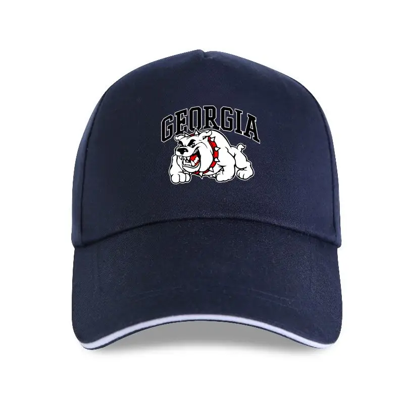 

new cap hat Georgia Baseball Cap Vintage Georgia Atlanta Bulldog Gift S-3Xl Custom Printed