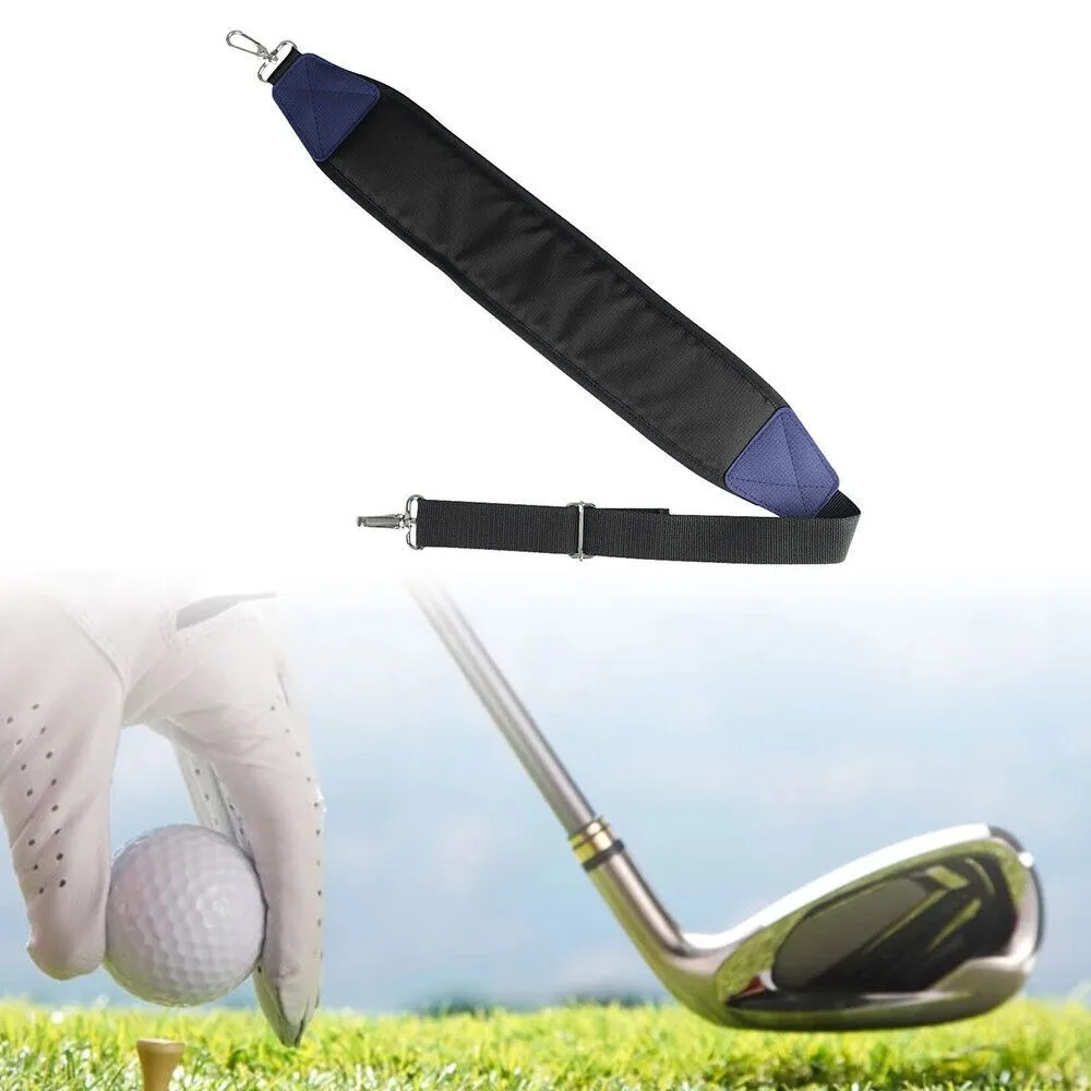 Нейлоновая сменная Регулируемая сумка для гольфа плечевой ремень металлические