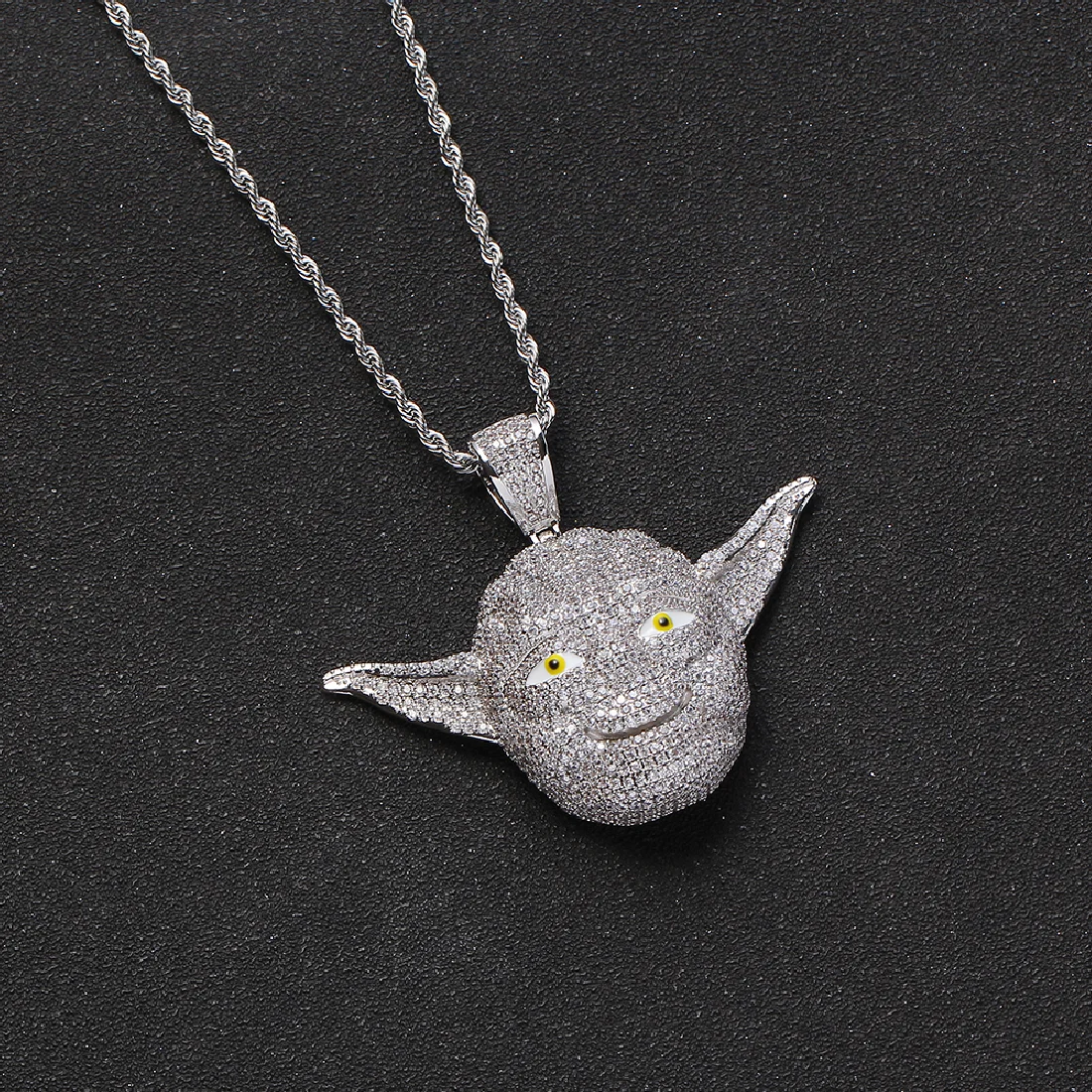 

Iced Out Jewelry Animal Pendants Men And Women Hip Hop Necklace CN258
