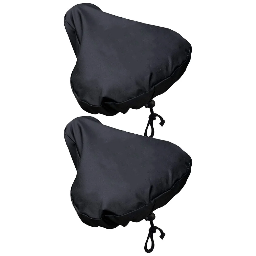 

2 Pcs Accessories Bike Rain Cover Rainproof Bicycles Seat Oxford Cloth Protective Saddle Covers