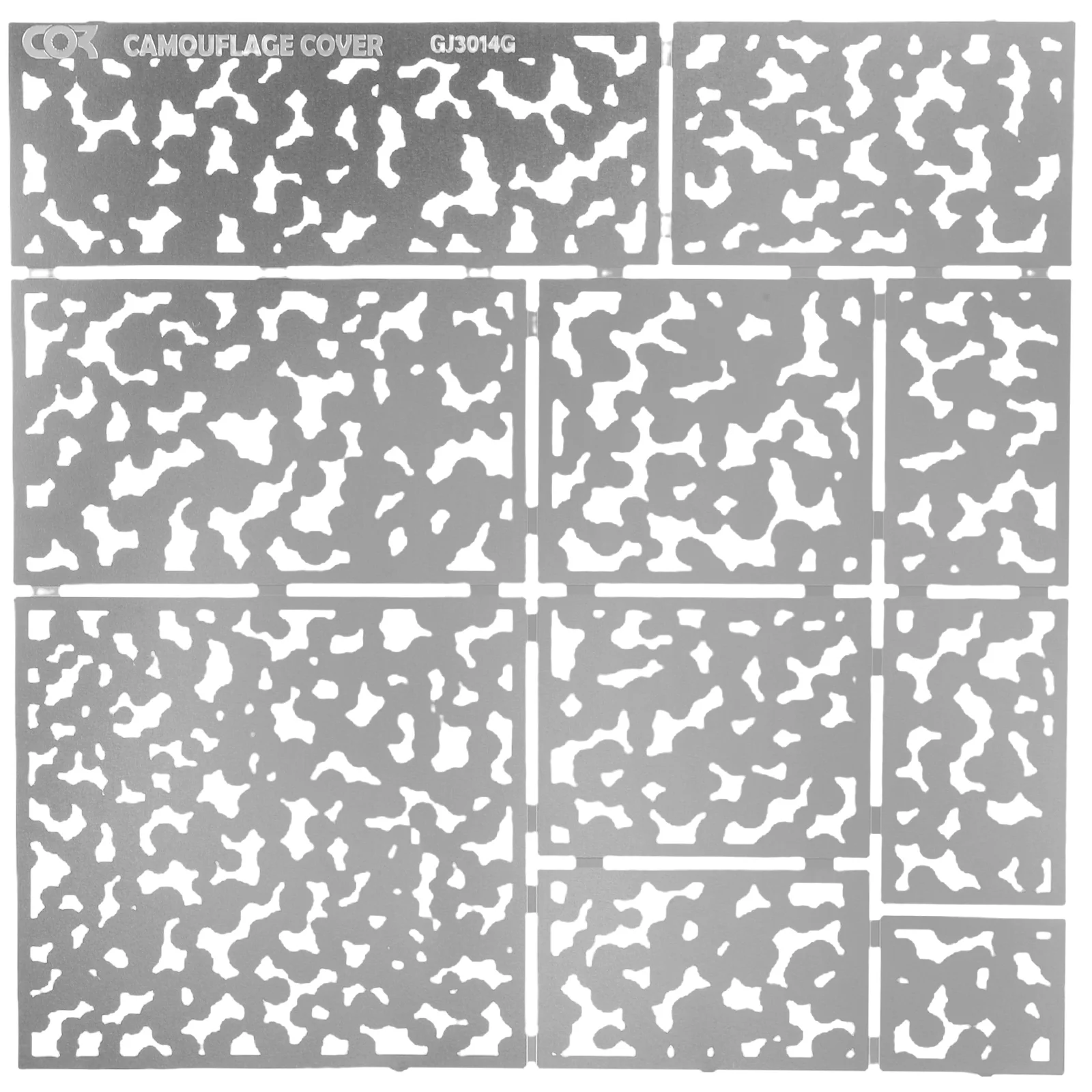 

Metal Drawing Stencils Camouflage Reusable DIY Tools Spraying Templates Large Crafts Dot