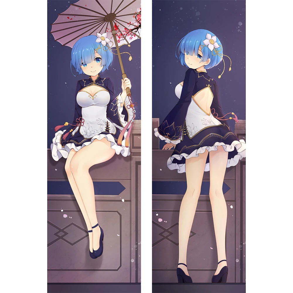 Anime Re:Zero Body Pillow case Rem Ram Dakimakura Hugging Pillowcase Cartoon Bedding Props | Costume