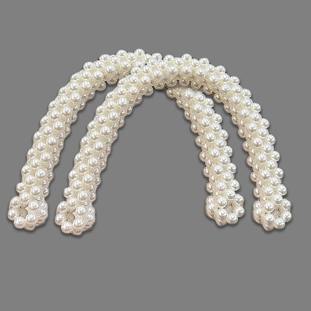 

Nice Pearl Bag Handle Replacement Diy Handbag Tote Handles O Bag Handles Purse Bags Classic Straps Bags Accessories