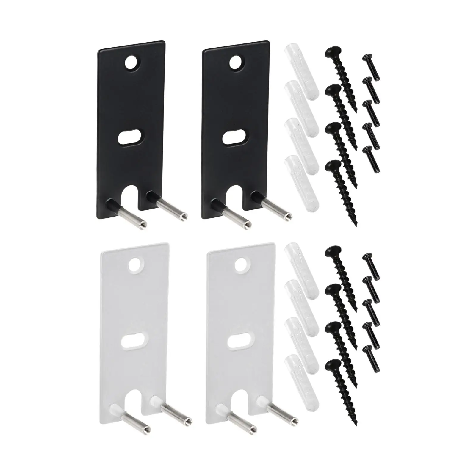 

2Pcs Speakers Wall Mount Brackets Wall Shelf for Home Entertainment System