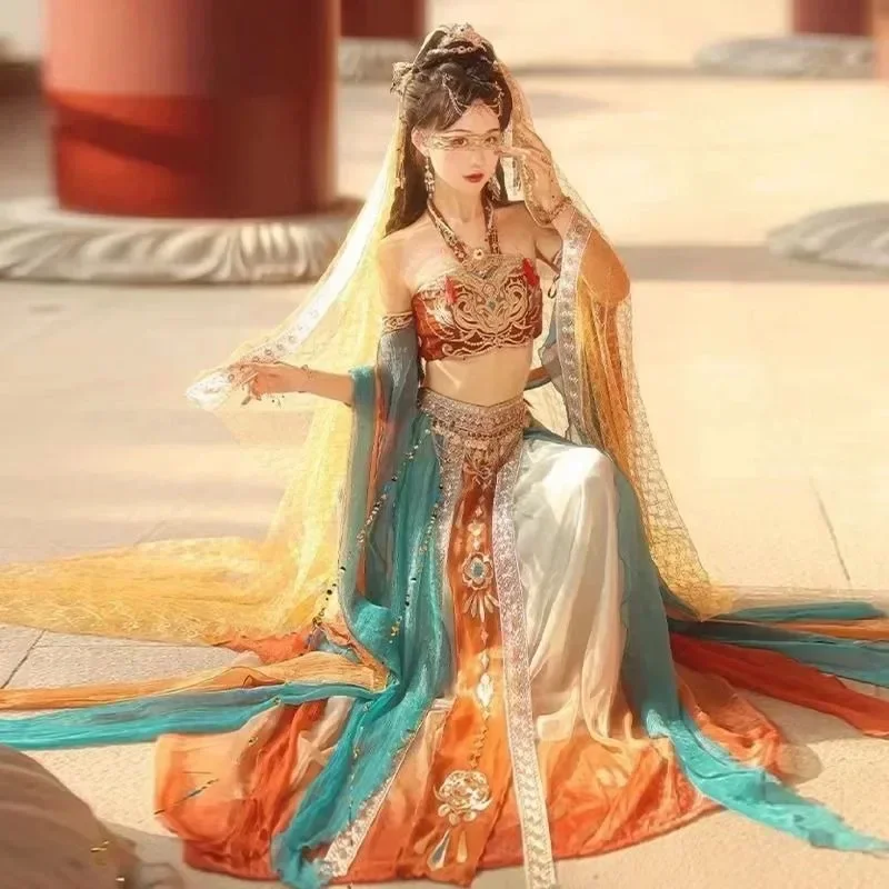 2024 Dunhuang Hanfu женские танцевальные костюмы Хань элементы тяньчжу принцесса
