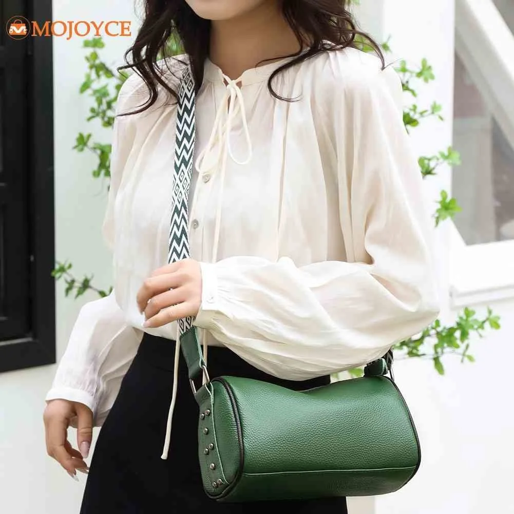 

Women Genuine Leather Messenger Bags Simple Fashion Crossbody Bag Casual Portable Adjustable Straps Elegant Designer Purse