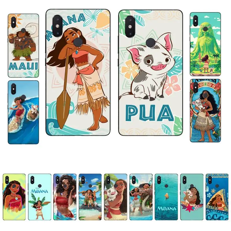 

Disney Moana Princess Phone Case for Xiaomi mi 8 9 10 lite pro 9SE 5 6 X max 2 3 mix2s F1
