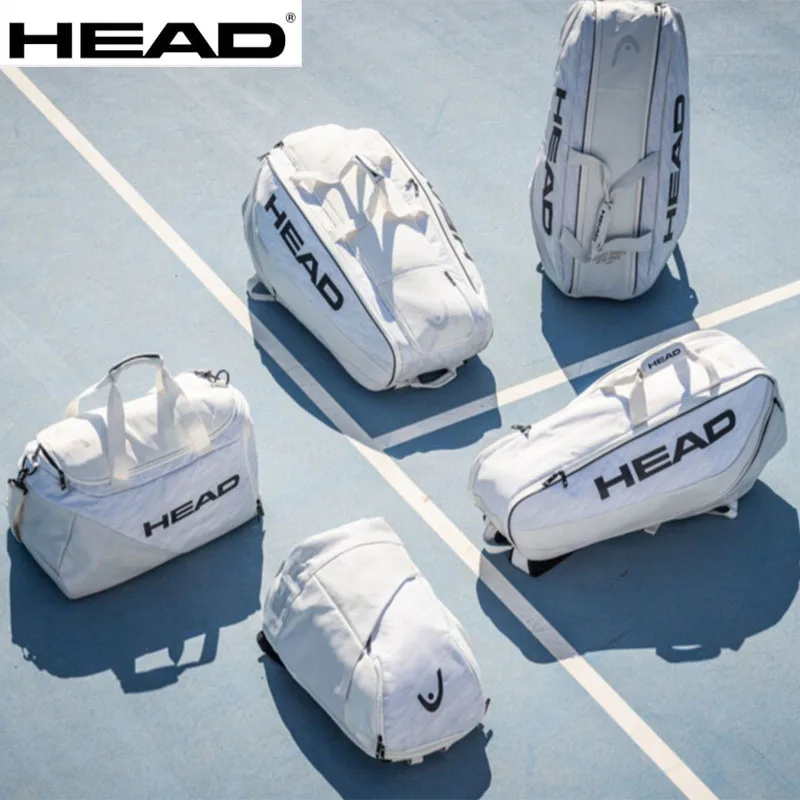 2023 Spring Summer Original HEAD PRO X Tennis Court Bag Dojokovic Same Type 6R 9R 12R Tennis Racket Bag Men Women Tenis Backpack