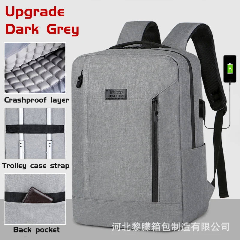 

14 15 15.6 Inch with USB Interface Shockproof Computer Laptop Notebook Backpack Bags Case for Men Women Student School Travel