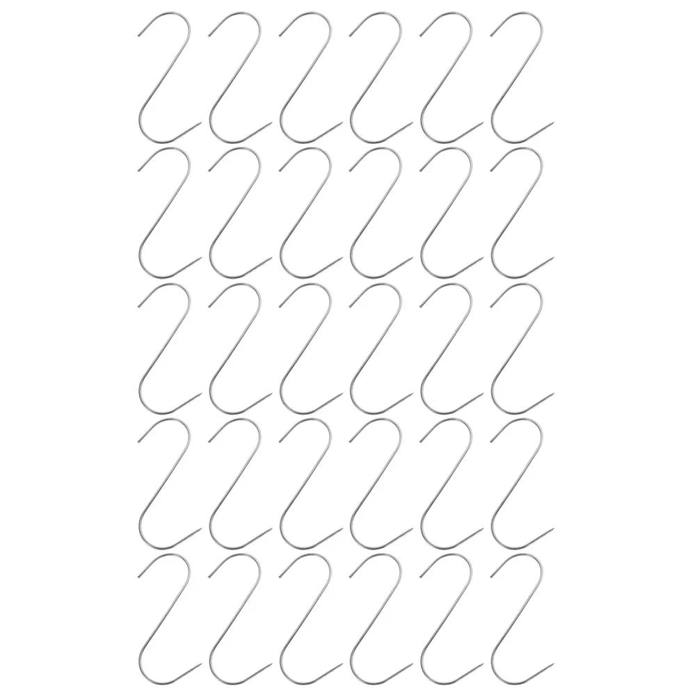 

30pcs Multifunctional Hanging Hooks Sausage Hooks Kitchen Meat Fish Hooks Kitchen Essentials