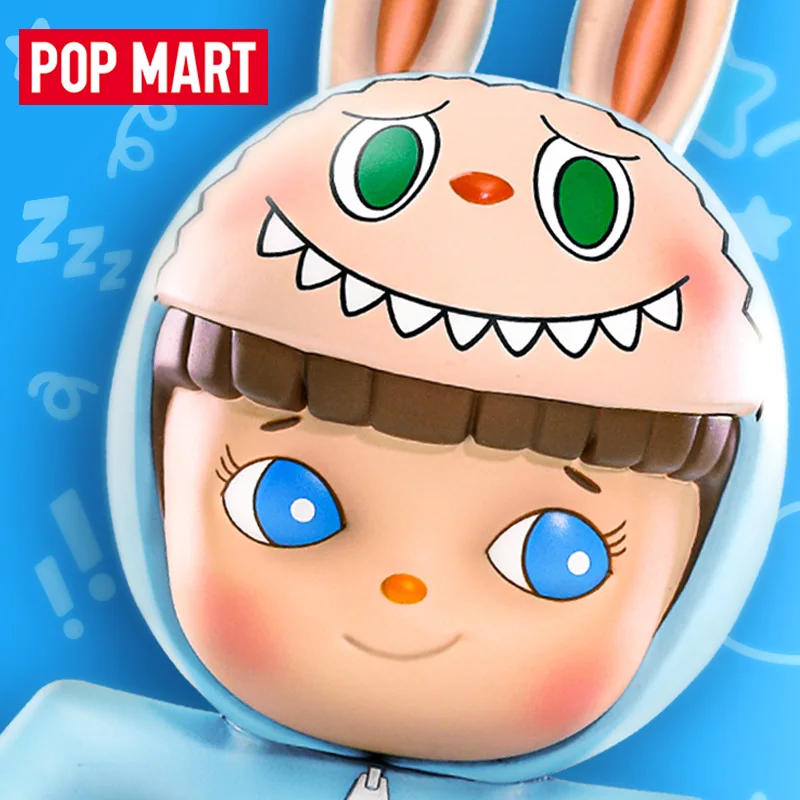 

Аниме POPMART LABUBU 20 см большая кукла Фигурка Украшения 100% оригинальная Коллекционная модель Кукла игрушки Realshot