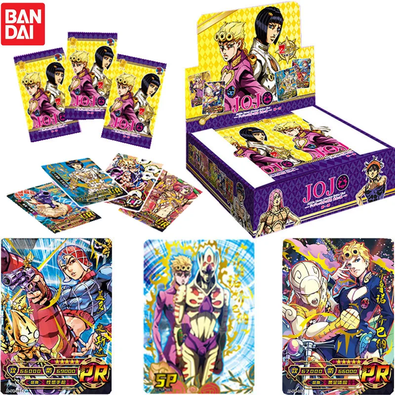 Anime Jojo Bizarre Adventure Jojo Cards Characters Collection Cards Hobby Game Collectibles For Children Gifts